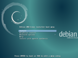 інсталяція debian linux